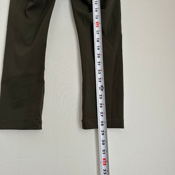 Lululemon Wunder Under Crop High Rise Full-On Luxtreme 21" Dark Olive Sz 4 - Picture 8 of 8